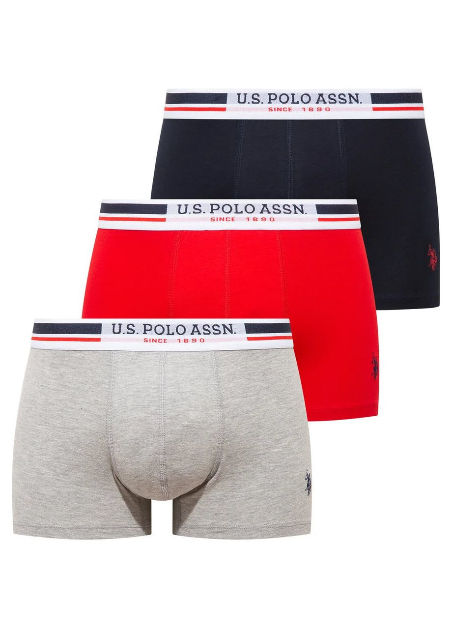 Набір трусів-боксерів чоловічих 3шт. U.S. Polo Assn. U.S. Polo Assn. (369245211)