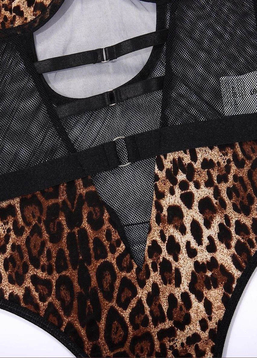 Сексуальне боді, Боді сітка, Еротична білизна, Леопардове боді No Brand (332209986)