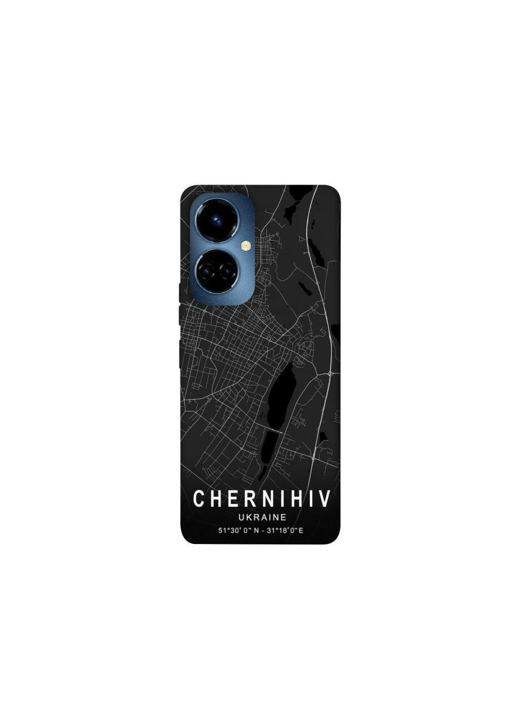 Чехол на TECNO Camon 19 Pro Chernihiv map Frontalka (370796955)