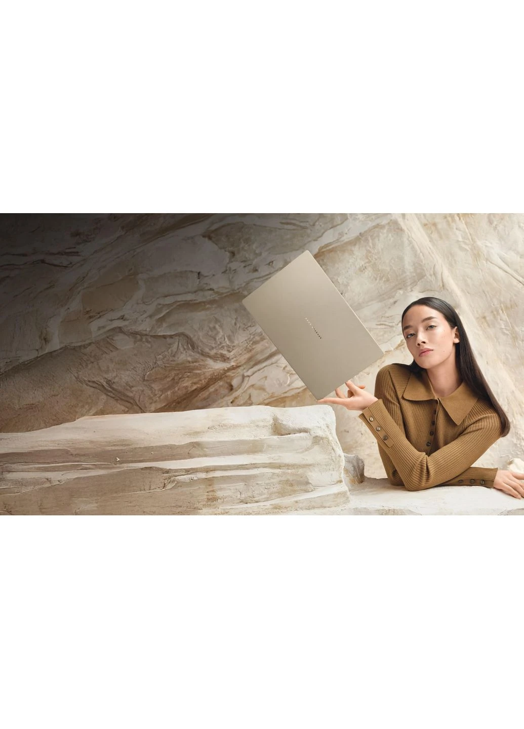 Ноутбук Zenbook A16 UX3607OA-SQ013W 16' 3K OLED, Qualcomm X2 Elite Extreme, 48GB, F1TB, UMA, Win11, Бежевий Asus (391216577)