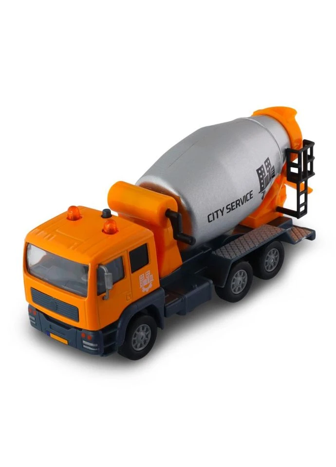 Дитяча ігрова автомодель Бетонозмішувач TechnoDrive 510777.270 звук і світло Toysi (391043185)