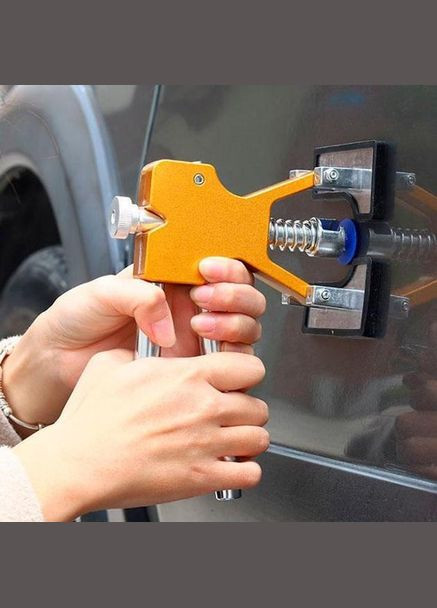 Інструмент для видалення вм'ятин з автомобіля без фарбування Мініліфтер + 12 грибків наконечників (R051044) Bodasan (317297200)