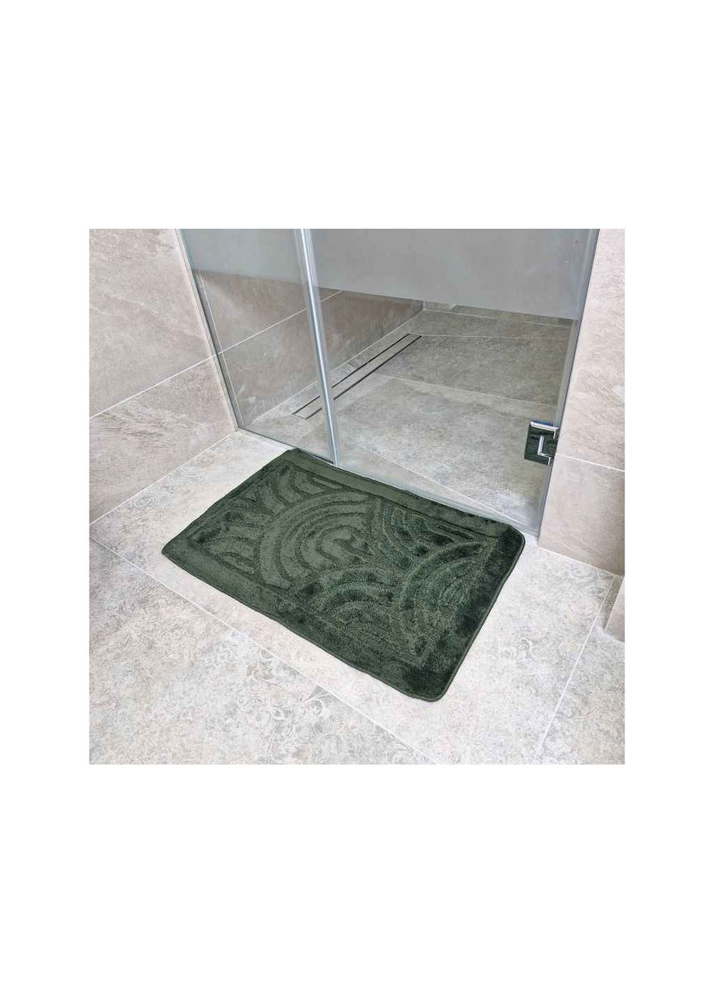 Коврик для ванной комнаты полипропиленовый Econom орнамент Dariana (357222594)