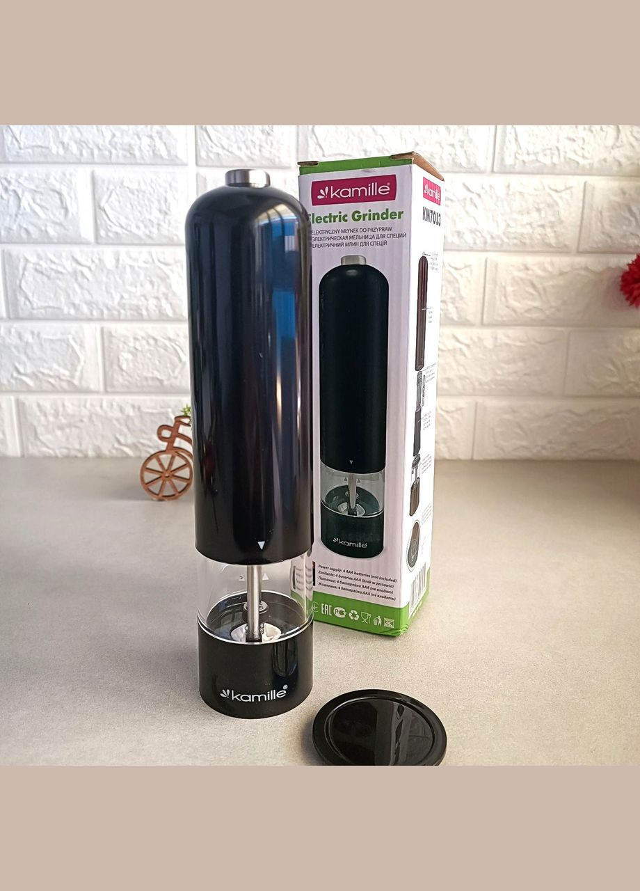 Электрическая мельница для специй на батарейках Kamille (303212097)