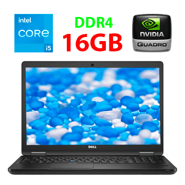 Мобильная рабочая станция Precision 3520 / 15.6" (1920x1080) TN / intel Core i5-7440HQ (4 ядра по 2.8 - 3.8 GHz) / 16 GB DDR4 / Dell (398143836)