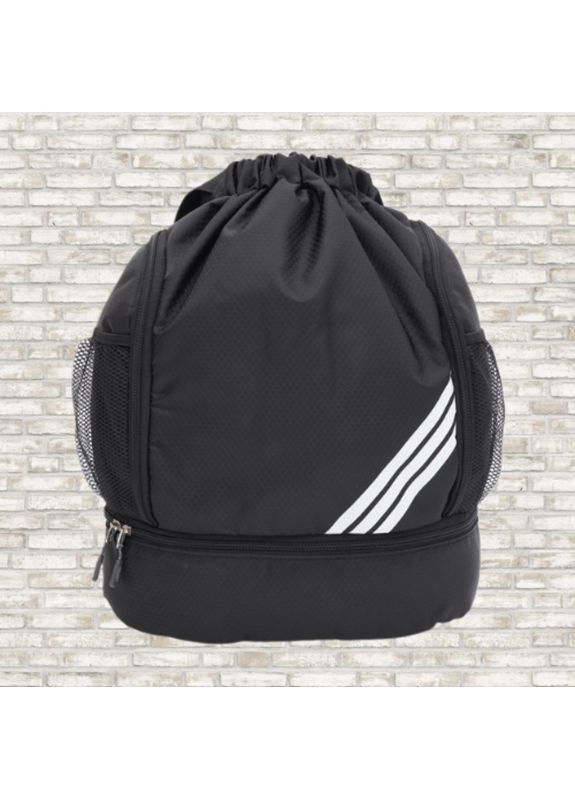 Стильный рюкзак-мешок с отделом для обуви от ТМ Черный Wallaby (361244760)