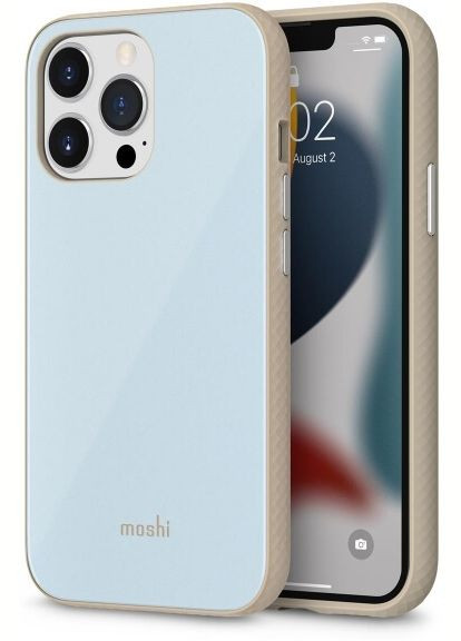 Чохол-накладка iGlaze Slim Hardshell Case Adriatic Blue для iPhone 13 Pro Moshi (302652065)