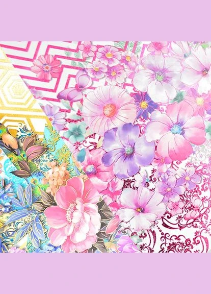 Пакет подарочный бумажный L "Delicate bouquet" 31*42*12см Home (301906733)