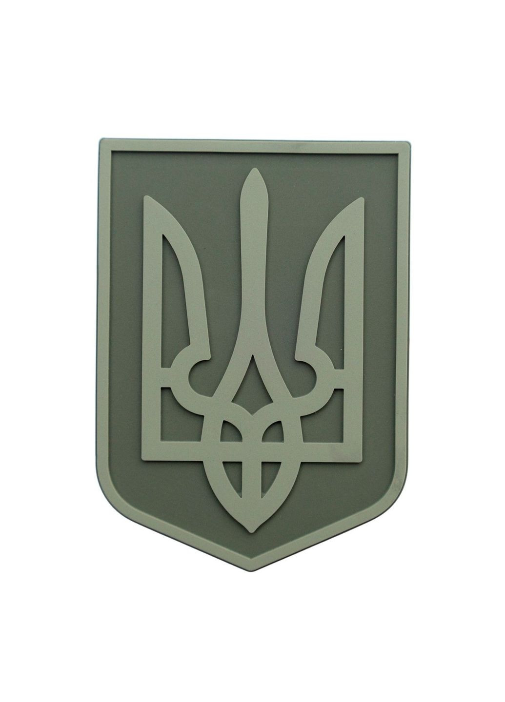 ПВХ Патч "Герб Украины" (Тризуб) 4x6 см, Olive Vik-Tailor (367623958)