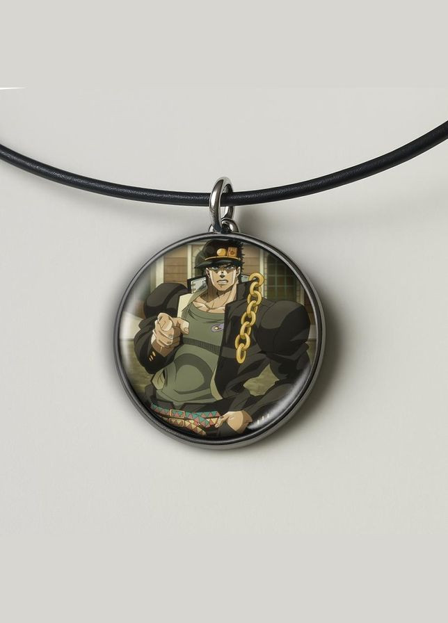 Підвіска (кулон) Аніме Неймовірні пригоди ДжоДжо #11 (круглий) No Brand (328049845)