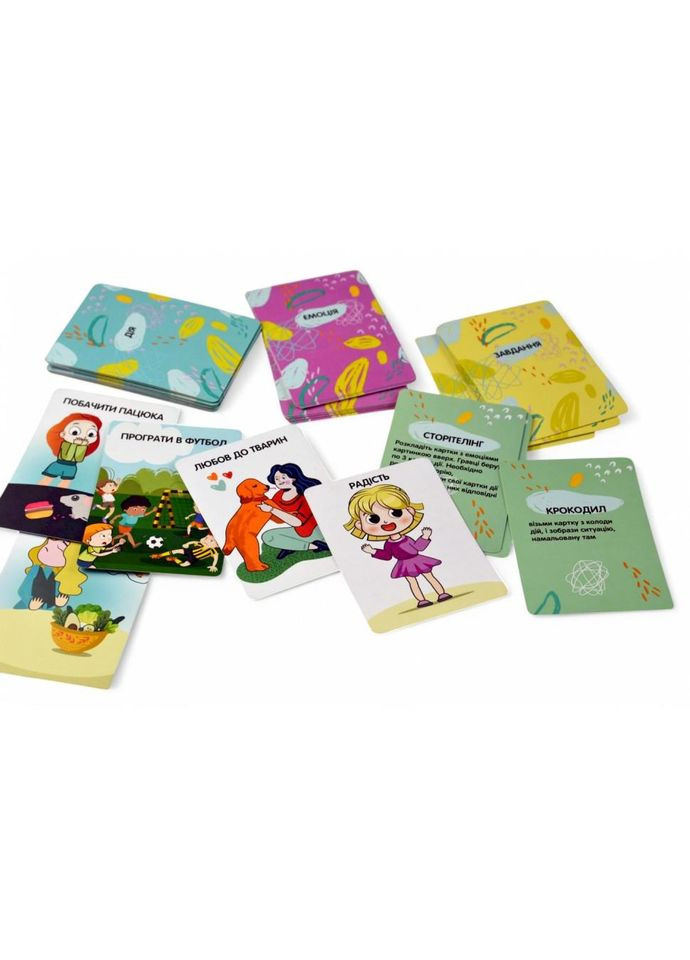 Настольная игра "Эмоции" 2262-UM 37 карт, 7 вариантов игры No Brand (362569723)