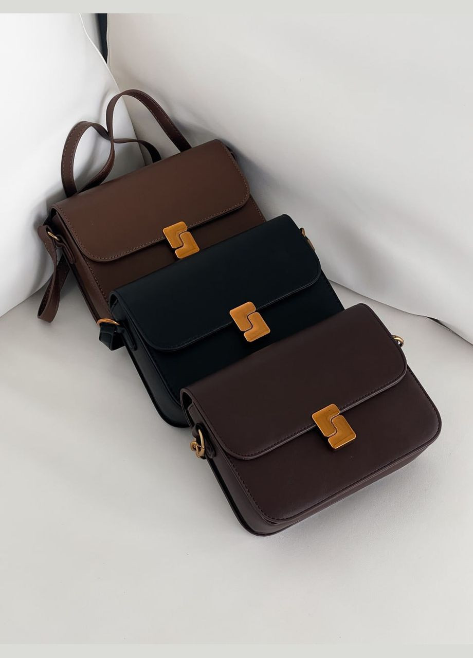 Стильна моделька через плече з двома ремінцями. No Brand (322336252)