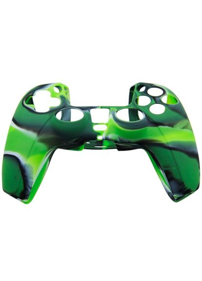 Силиконовый чехол для джойстика PS5 Dualsense камуфляжный зеленый (HS-PS5312S) IVYUEEN (298183989)