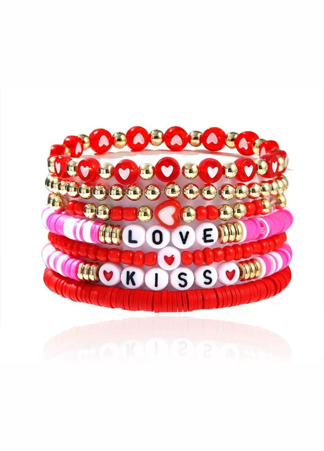 Набір браслетів "Love & Kiss" No Brand (333163022)