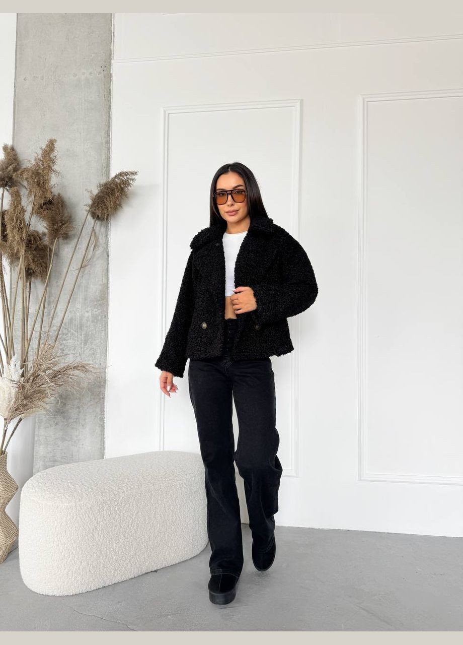 Жіноча коротка шуба з букле Fashion (306812616)