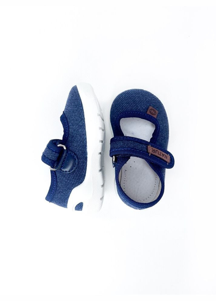 Синие тапочки 25 г 16 см синий артикул м62 Waldi