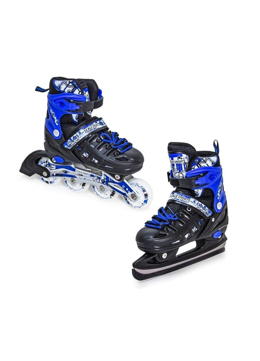 Ролики-ковзани 29-33 Чорно-синій (2000903106067) shop (2000903106067) Scale Sport (365040940)