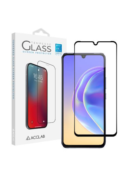Стекло защитное (1283126528422) ACCLAB Full Glue VIVO V21 (366656553)