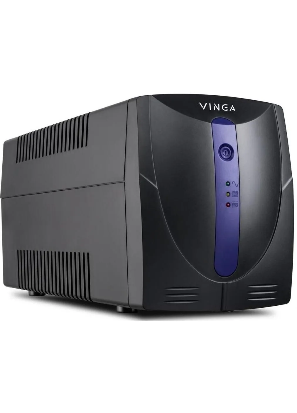 Пристрій безперебійного живлення LED 1200VA plastic case with USB (VPE-1200PU) Vinga (394532317)