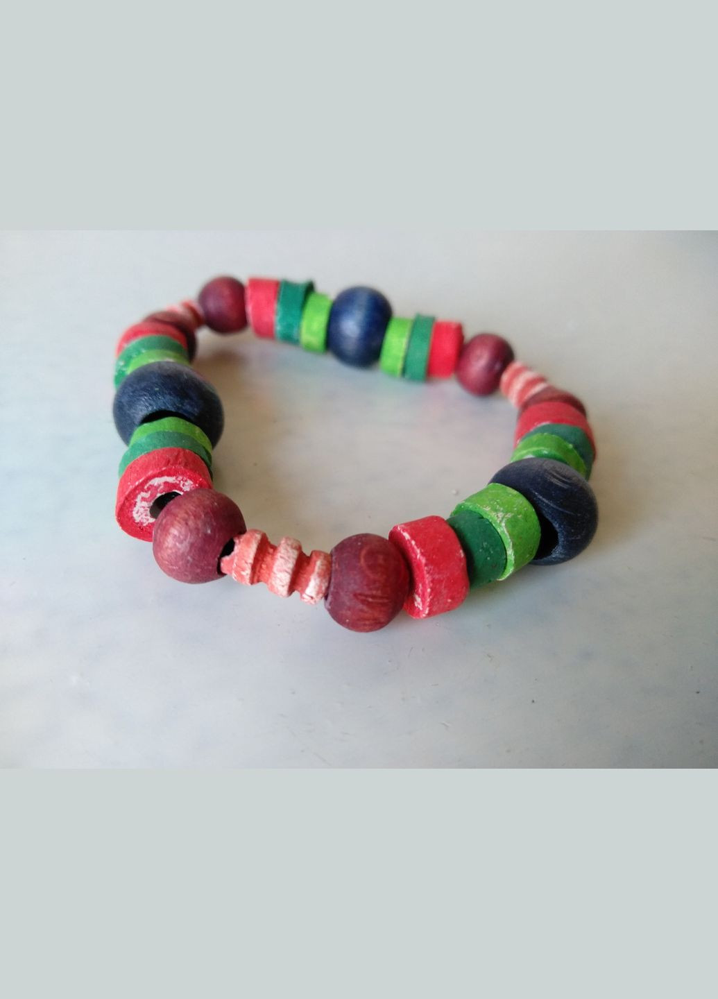 Керамический браслет ручной работы на резинке №17 Коти&Ангели (302450787)