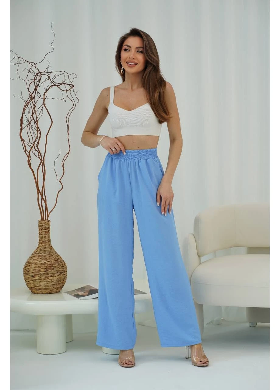 Легкі жіночі штани палаццо Fashion (382225288)