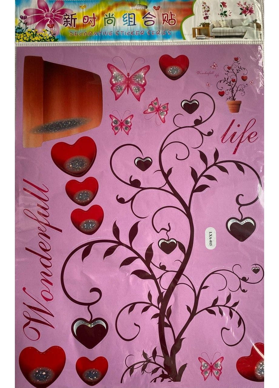 Наклейка интерьерная с лазерным напылением – стильный декор для стен, мебели, стекла, зеркал, витражный эффект. No Brand (369365727)