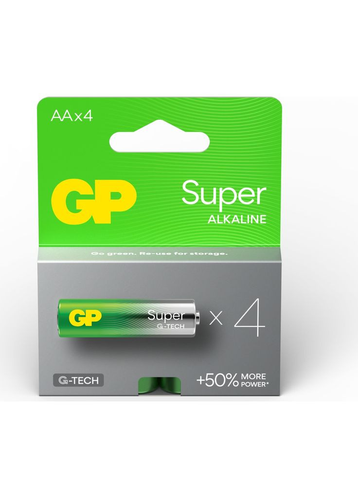Батарейка (m424944) GP AA LR6 Super Alcaline * 4 (367609847)
