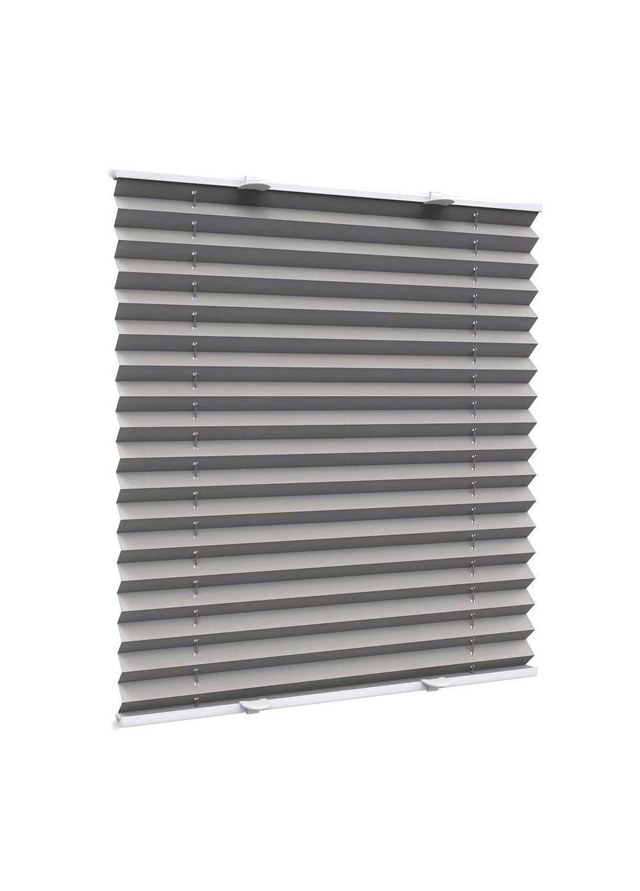 Жалюзи плиссе тканевые Серая 1400, 480 No Brand (340668920)