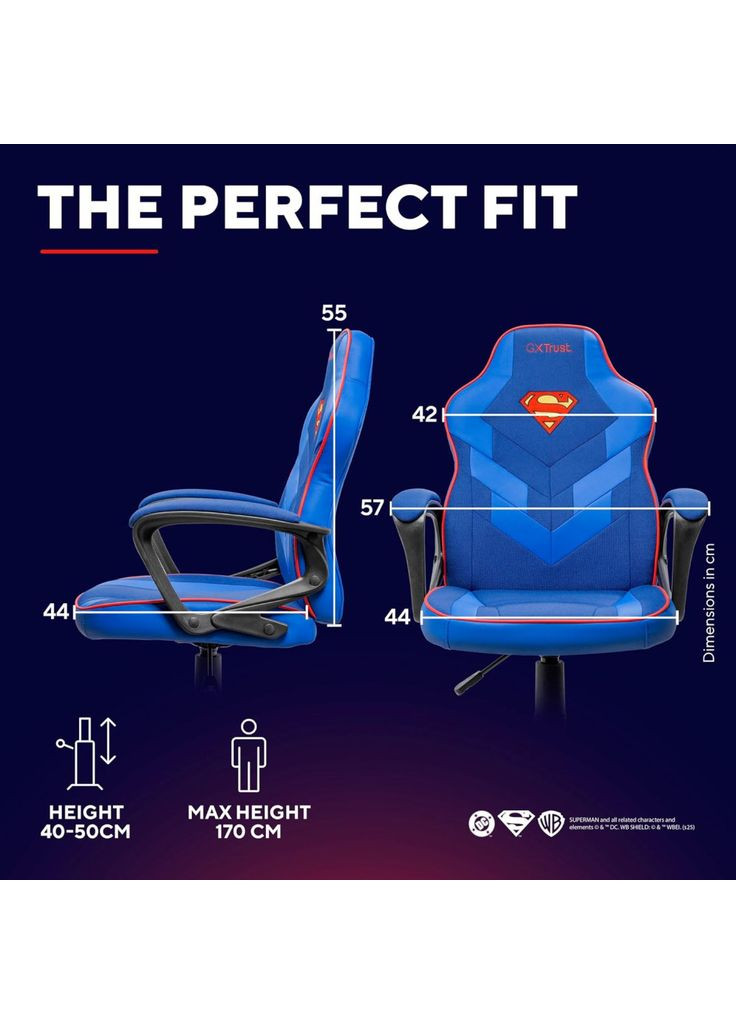 Кресло игровое (m499496) Trust GXT 703SM Revvo Blue (369019950)