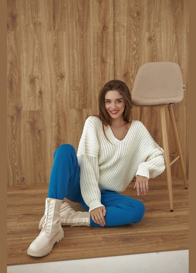 Молочный демисезонный джемпер 1619 Bellise