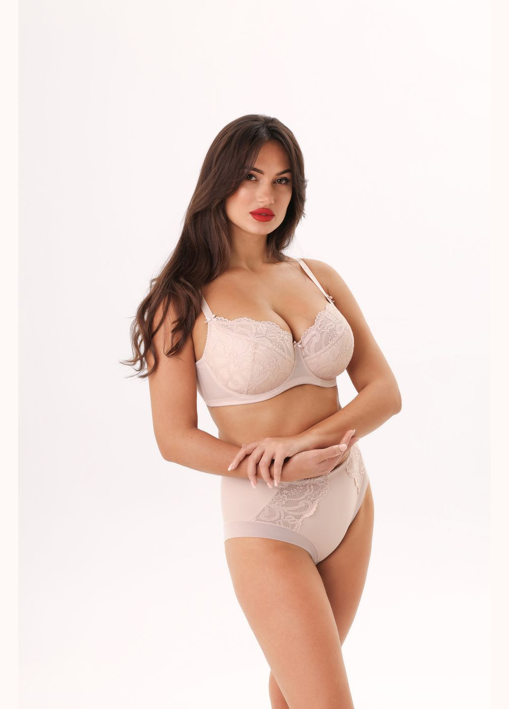 Пудровый бюстгальтер полууплотненная чашка elina Kalyna полиамид