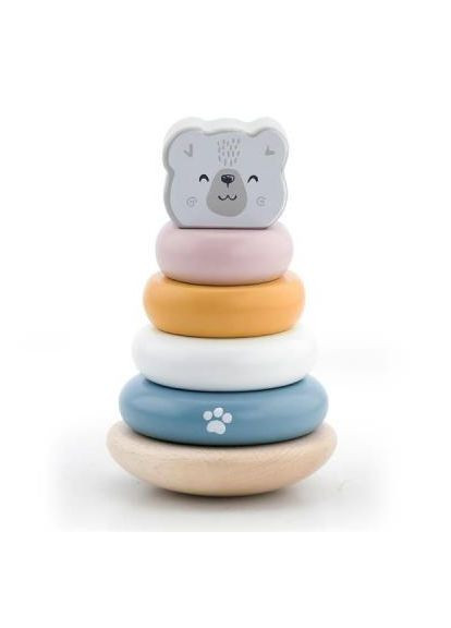 Развивающая игрушка (44005) Viga Toys Пирамидка PolarB Белый медведь (366656161)