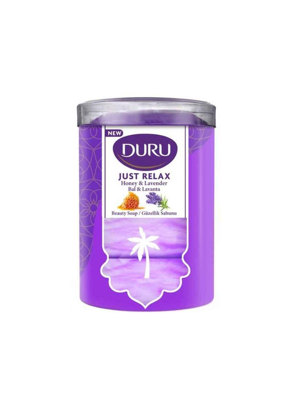 Мыло 4шт 90г Just Relax мед и лаванда ТМ Duru (304063129)