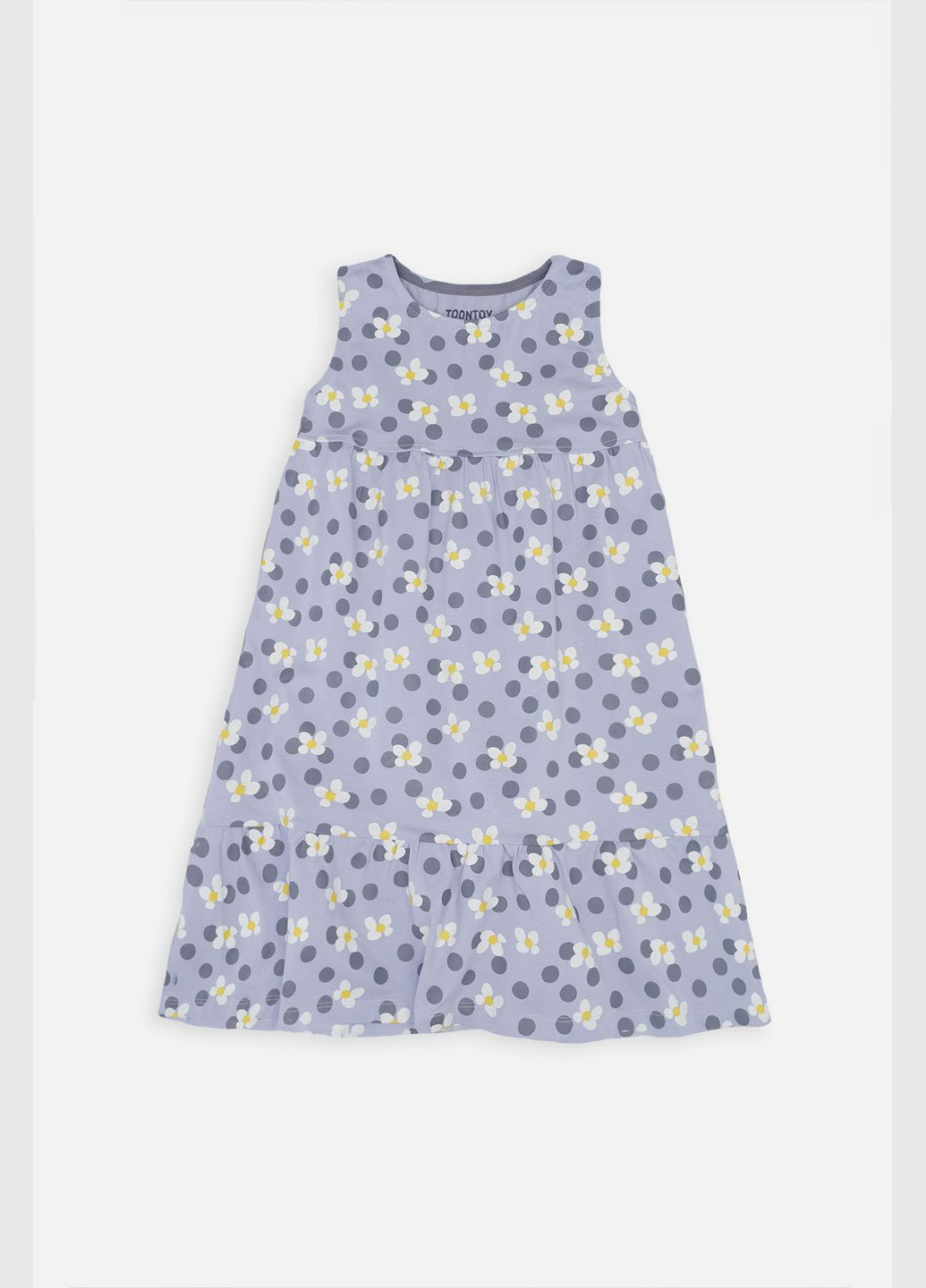 Сиреневое платье с коротким рукавом для девочки цвет сиреневый цб-00245219 Toontoy (297059872)