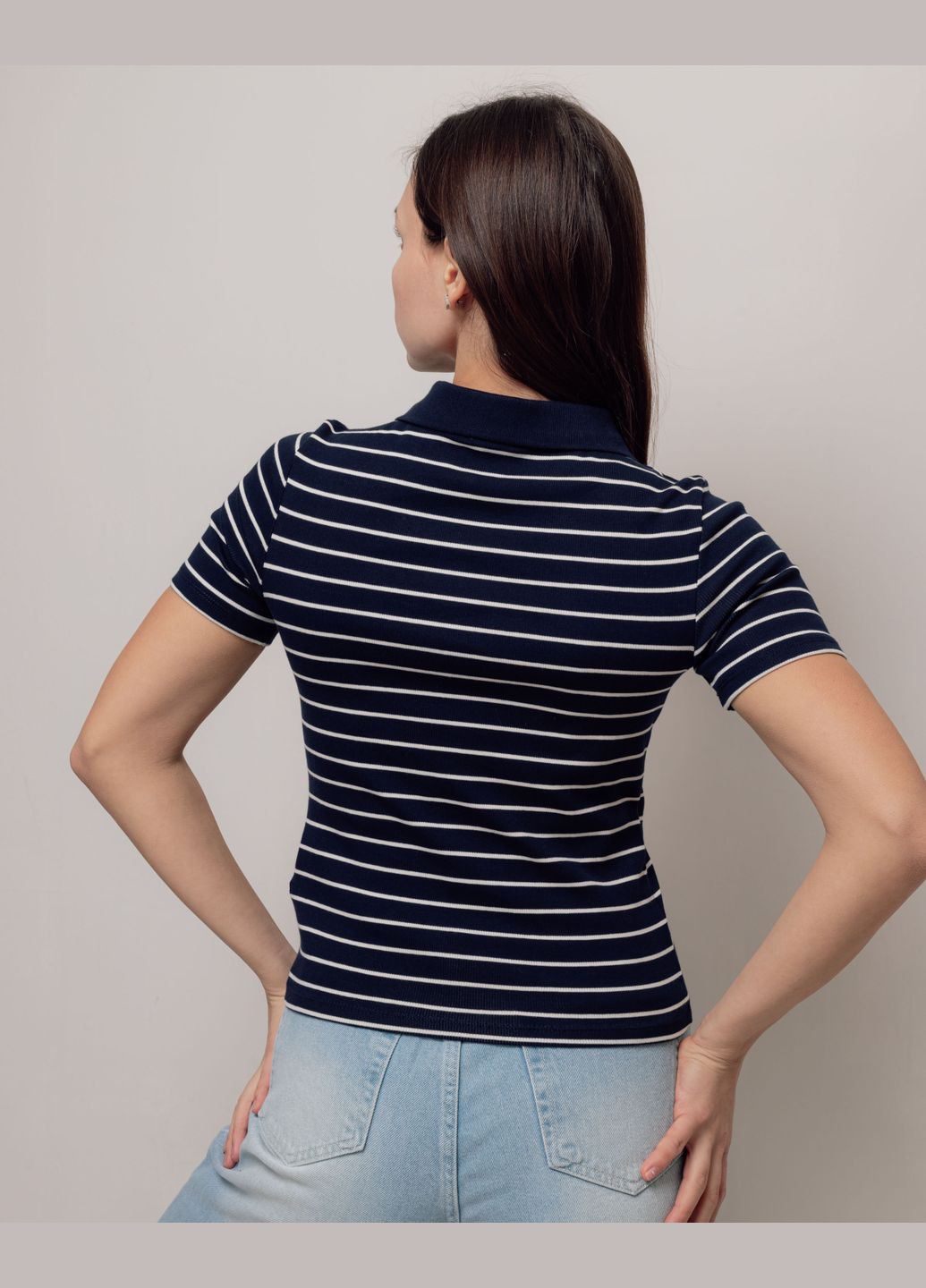 Футболка с воротником Dilvin - (322812339)