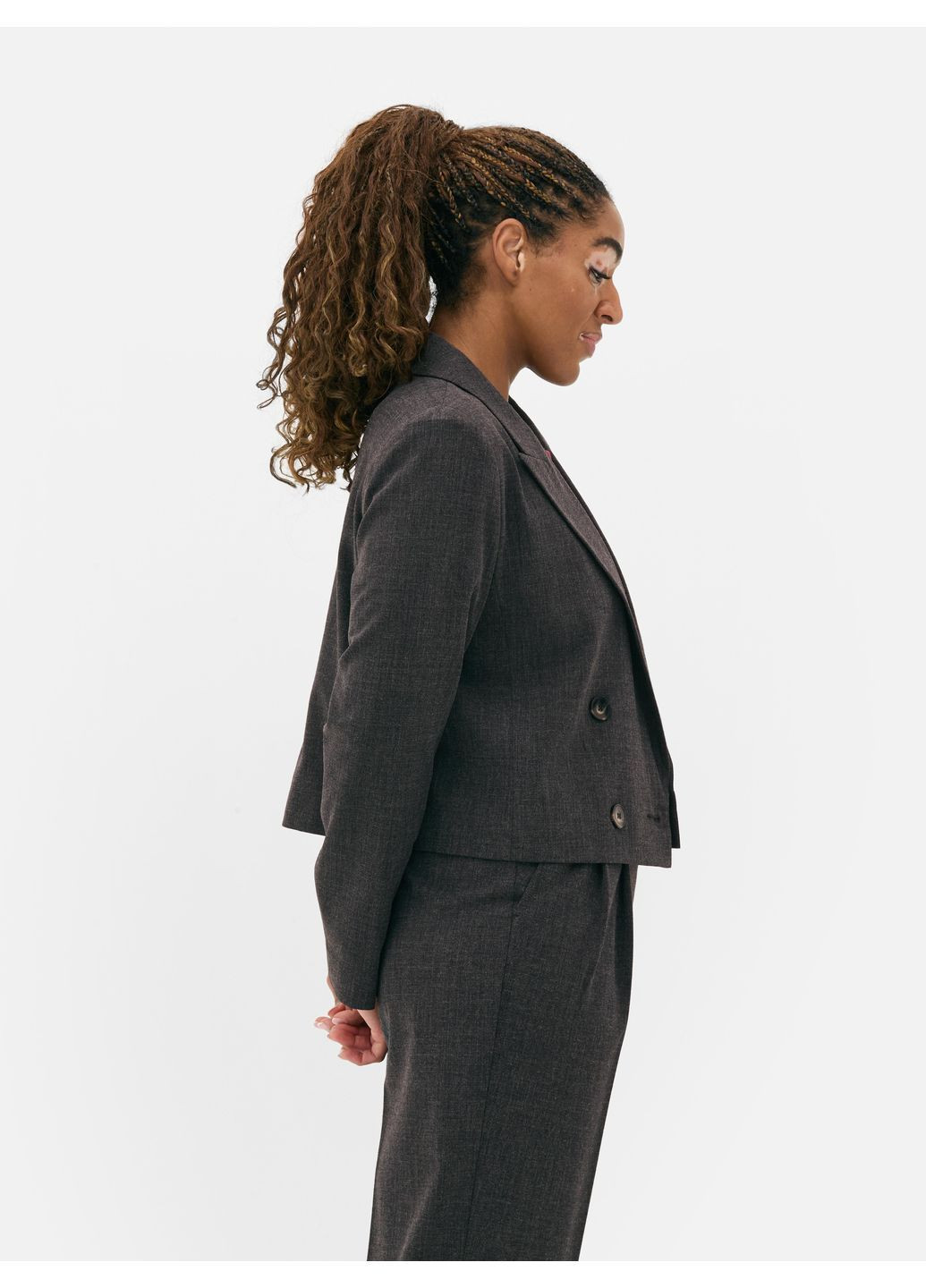 Темно-серый женский жакет,темно-серый, Primark -