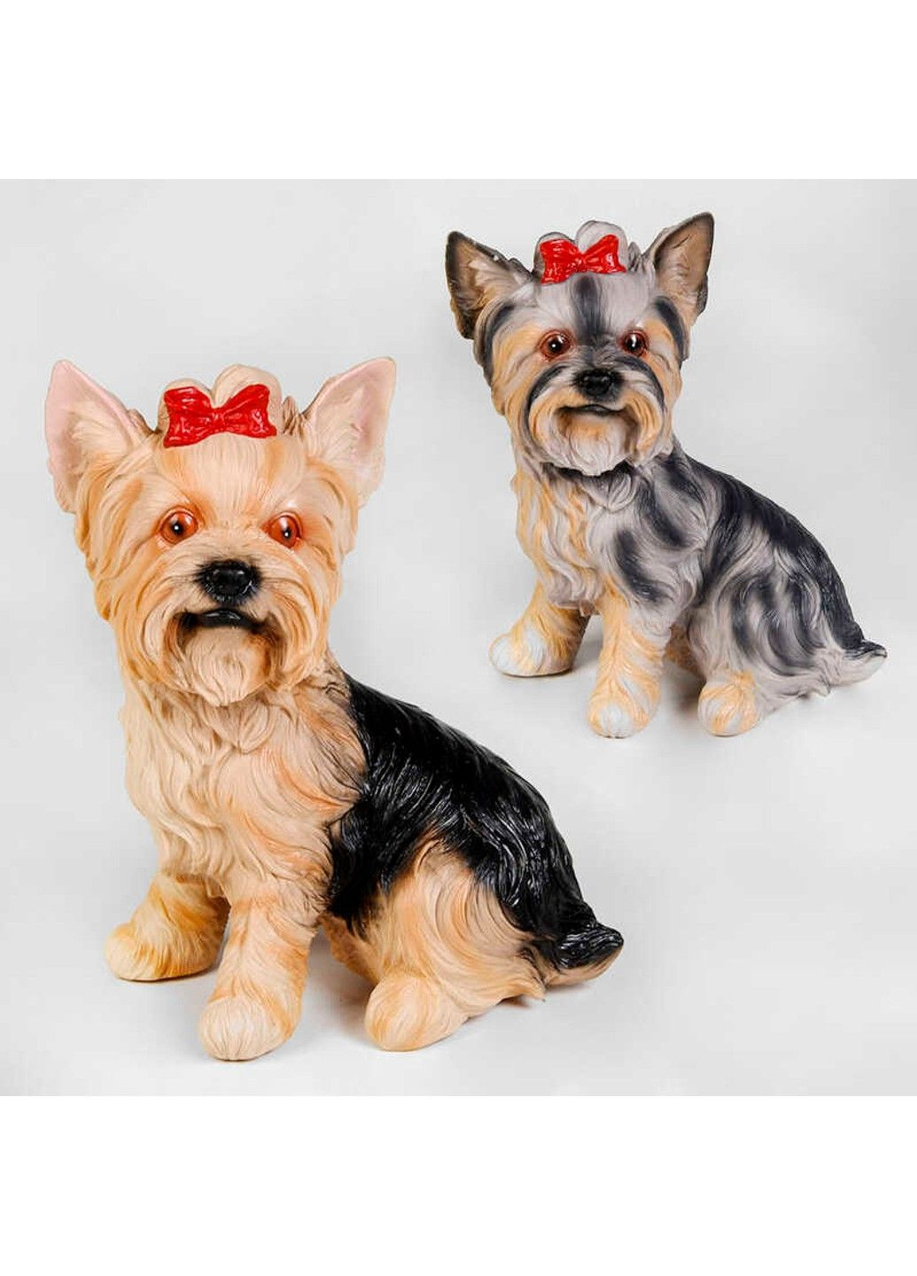 Собачка Q 9899-761 (24/2) "Йоркширський тер'єр", 2 види, поза - сидячи, 23х15.5х29см, гумова з м'яким наповнювачем, в пакеті No Brand (305848103)