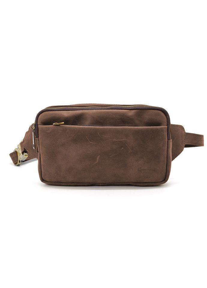 Сумка на два отделения RC0704-3md коричневая кожа. TARWA (303710465)