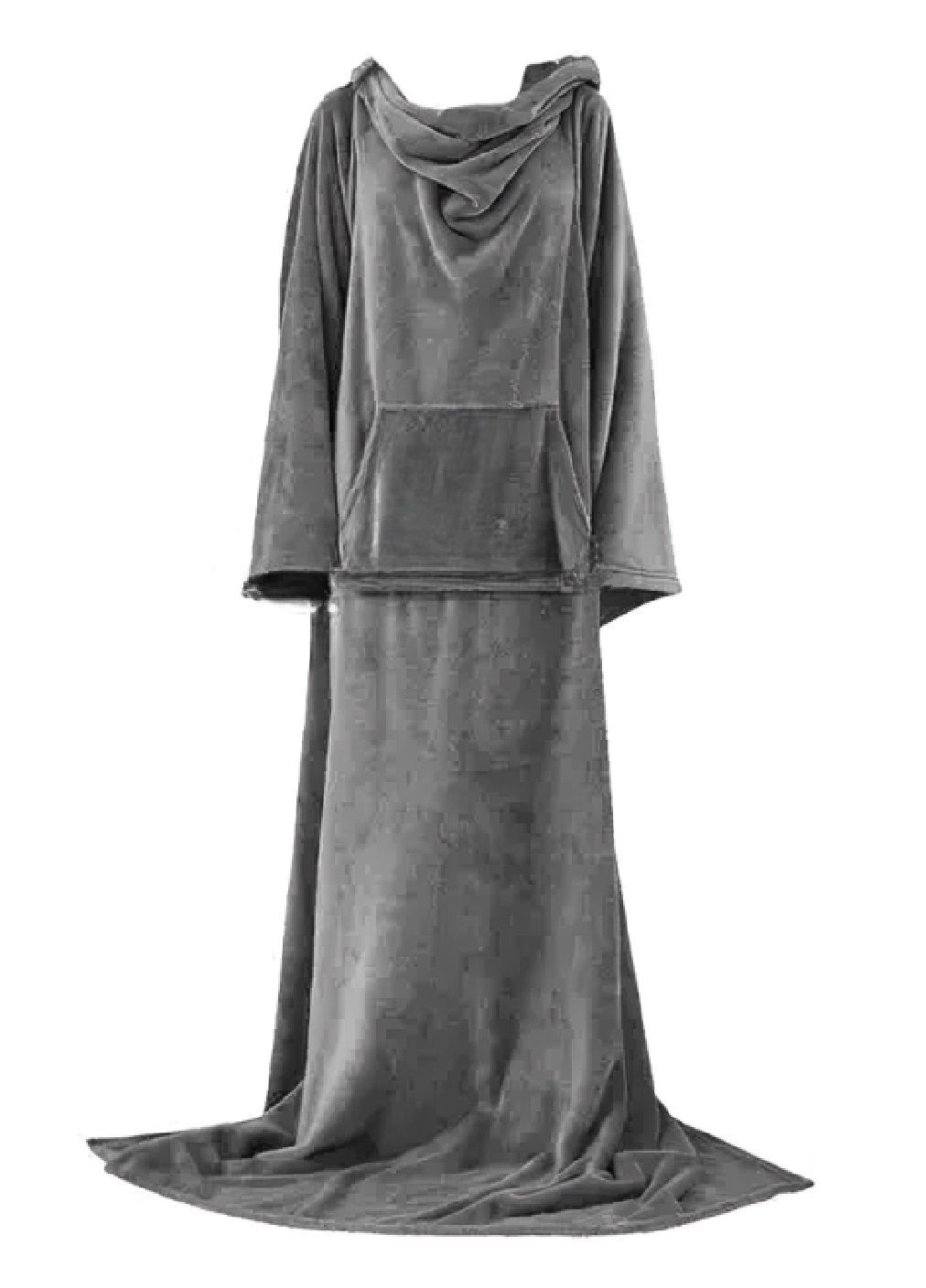 Плед ковдра светр халат світшот толстовка з рукавами кишенею великий універсальний розмір 180х210 см (477958-Prob) Unbranded (301406770)