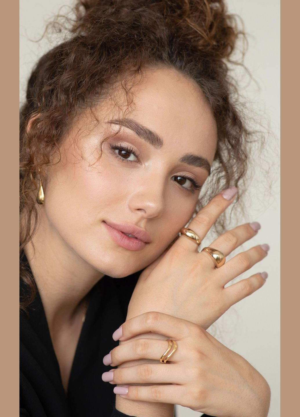 Серьги Капля gold SE 925 Skifska Etnika (324622898)