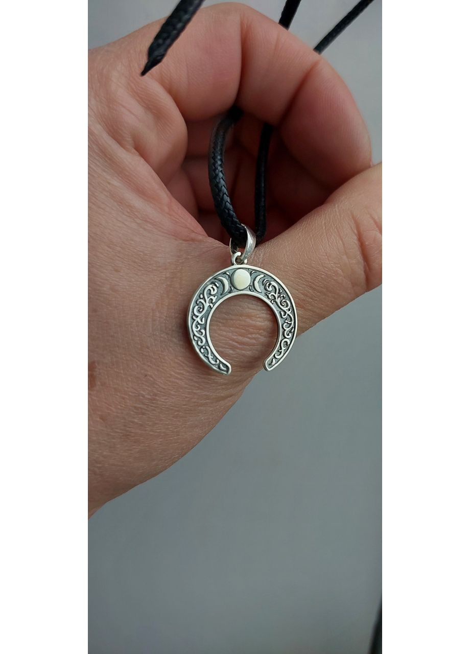 Підвіска, кулон, амулет срібло 925 проба Лунниця Потрійної Богині No Brand (365960415)