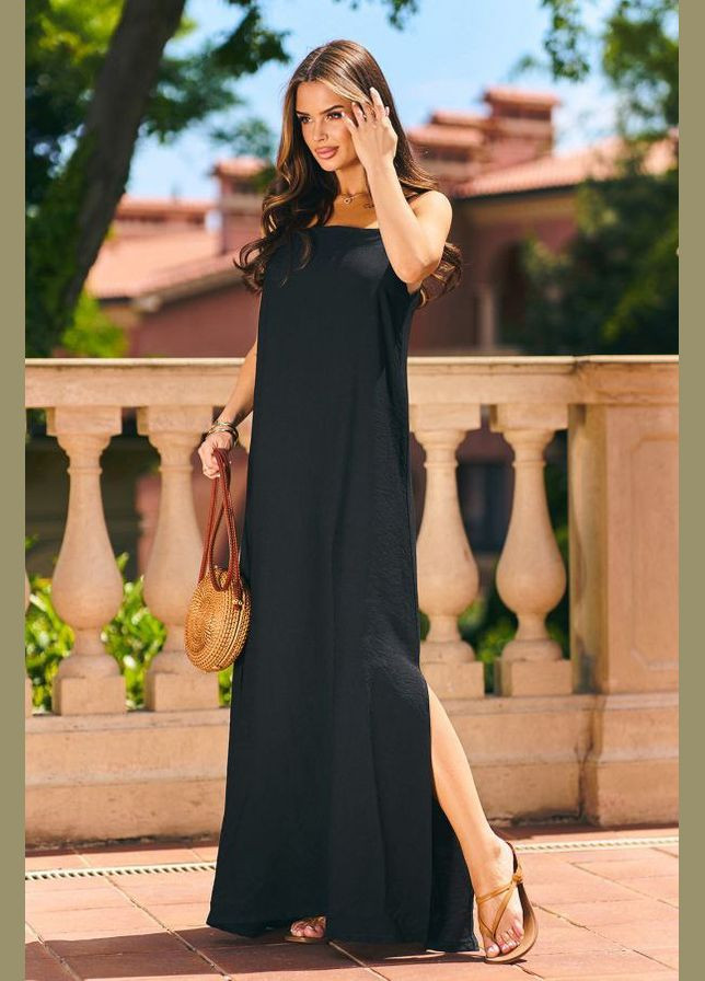 Летний женский сарафан женский льняной Україна однотонный