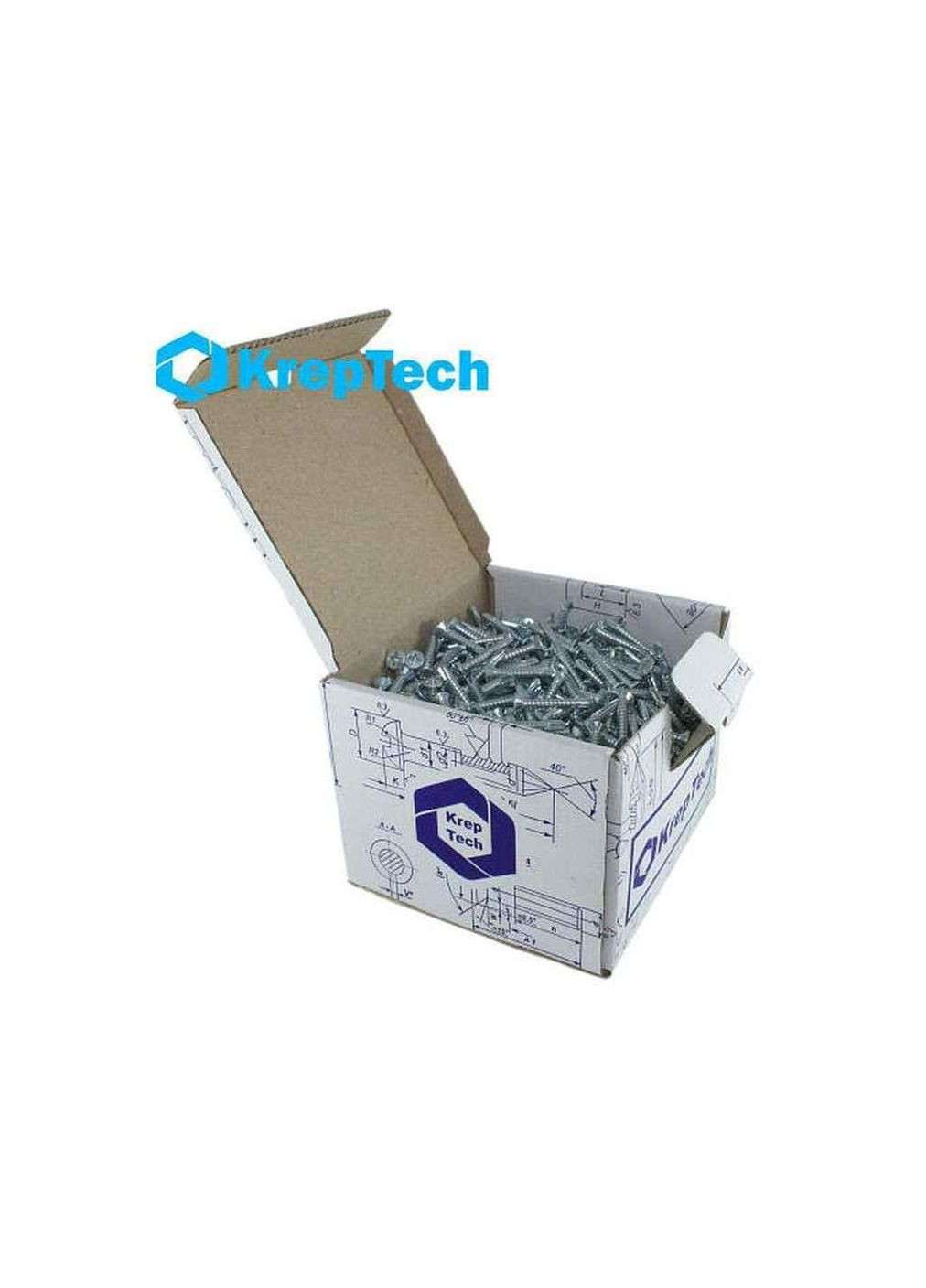 Винт с потайной головкой 4,8х150 (100шт/уп.) ТМ КРЕПТЕХ КрепТех (305058262)