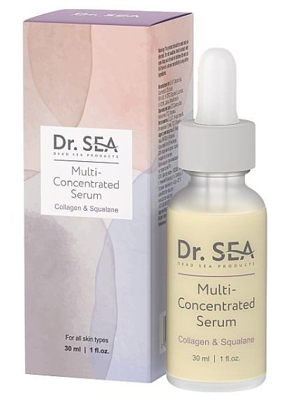Мульти-концентрированная сыворотка для лица с коллагеном и скваланом Multi-Concentrated Serum 30ml (1392053-22670883) Dr. Sea (368662443)