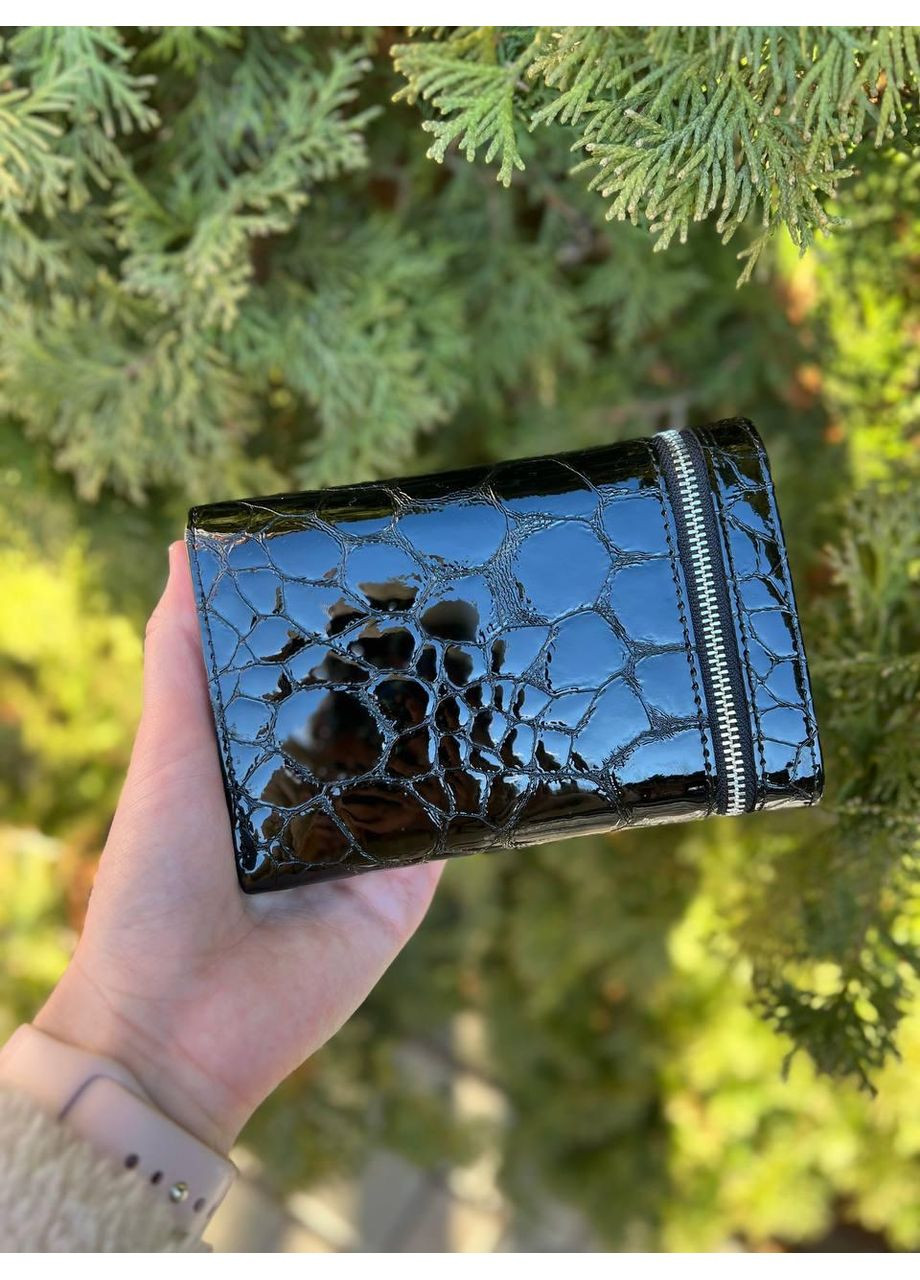 Гаманець жіночий лак, натуральна шкіра (154-804) Desisan (372474892)