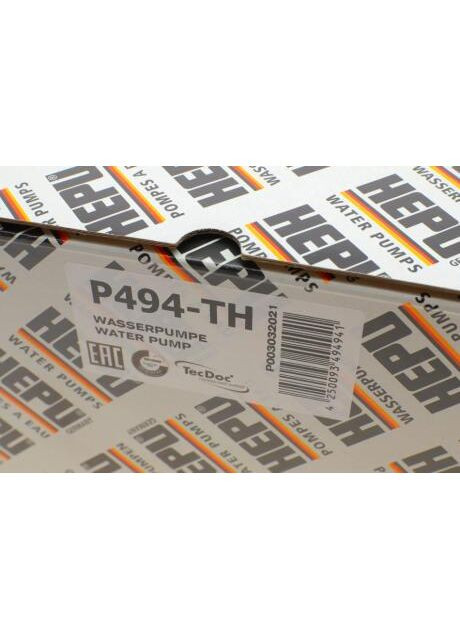Помпа води BMW 3 (E90)/5 (F10)/X5 (E70)/X6 (E71/E72) 06-16 N55 B30/N54 B30 (+термостат) P494-TH (opt-om) HEPU (345777666)