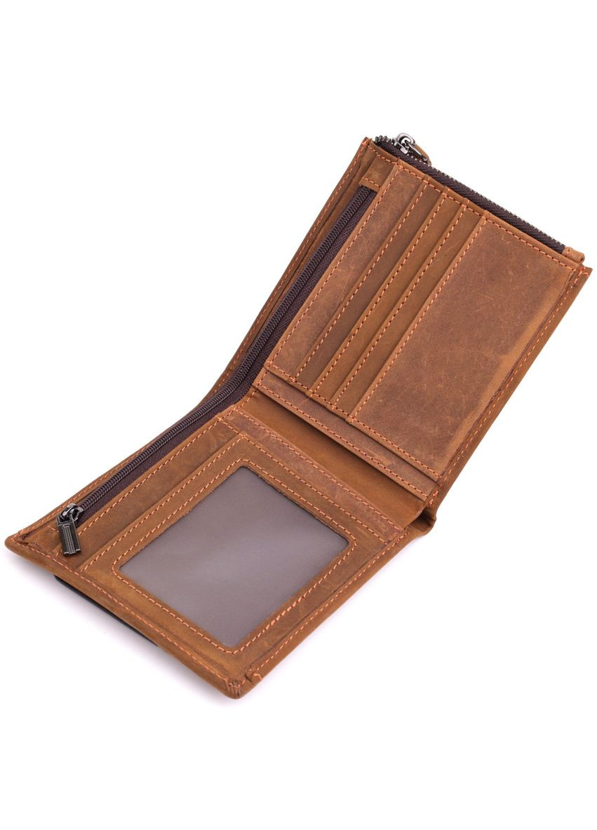 Практичный кошелек для мужчин из натуральной кожи 22856 Vintage (315340910)