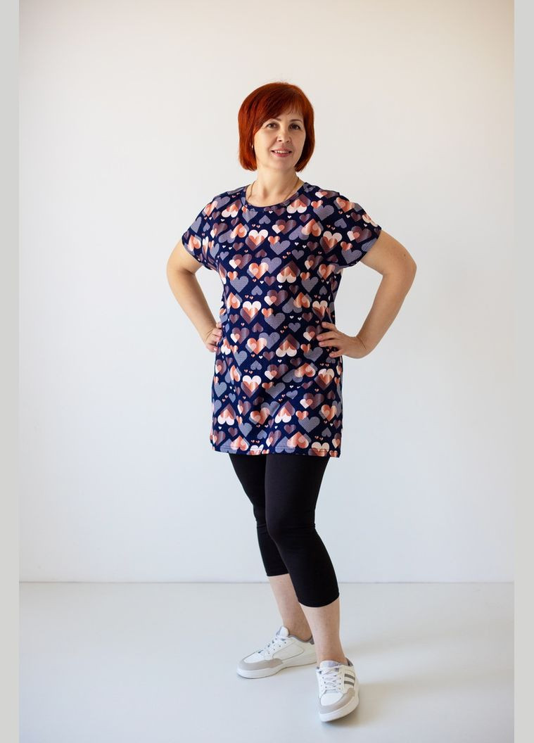 Комплект женский 09-4153-36 синий цветы Авекстекс (329187585)