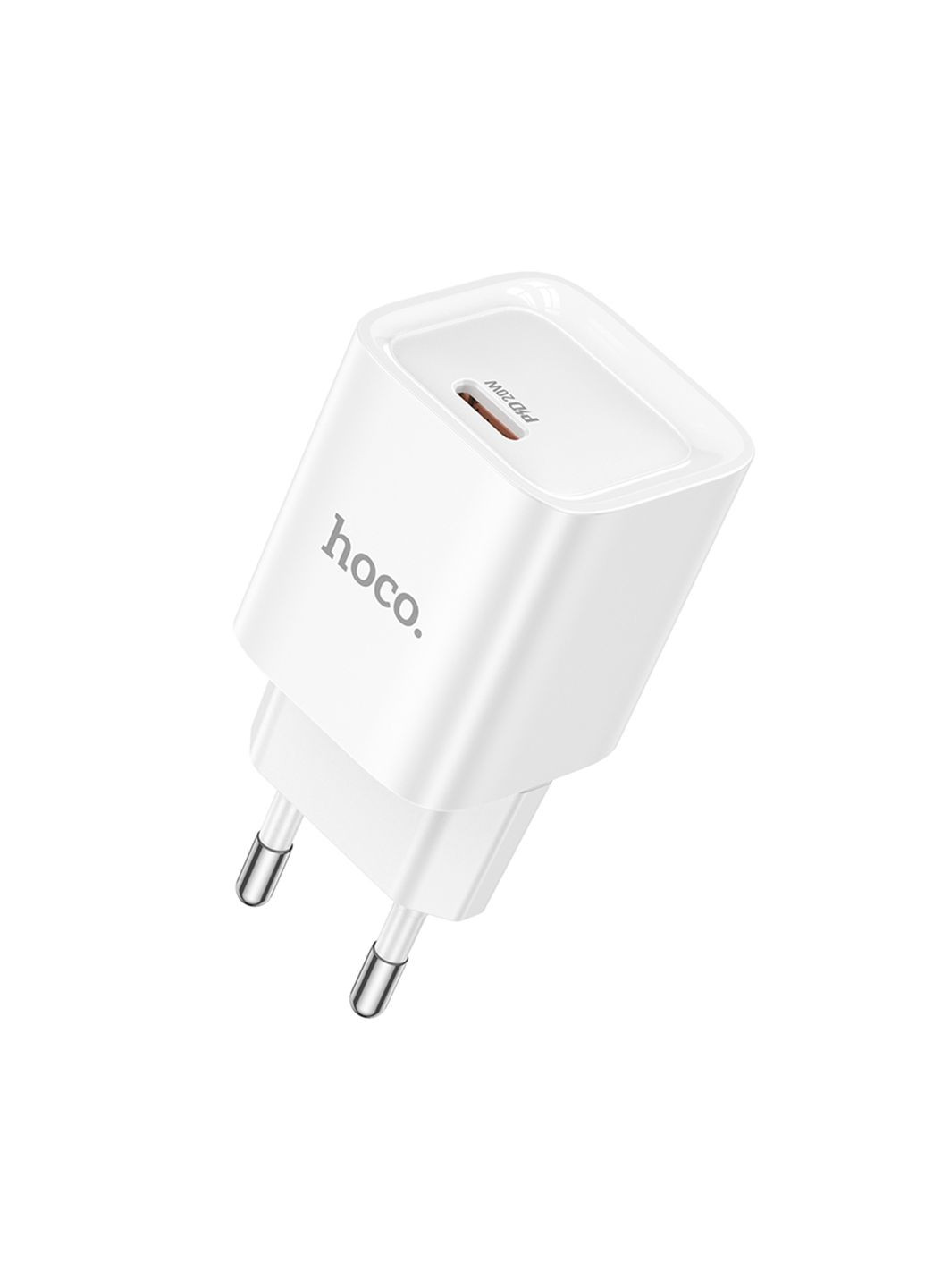 Сетевое Зарядное Устройство C146A 1USB-C PD/QC 20W Цвет Белый Hoco (337995139)