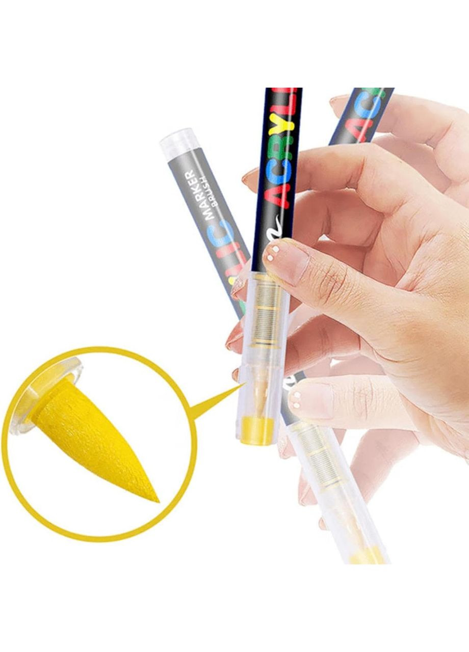 Акриловые маркеры 36 шт GuangNa 8101 на водной основе набор для творчества, раскрасок Дисней, нетоксичные No Brand (353850236)